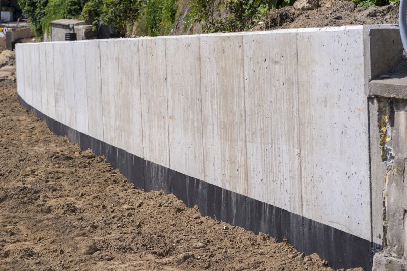 Pouring Retaining Walls